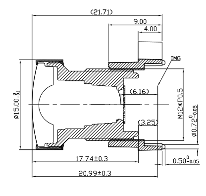 Car DVR Lens YT-1739