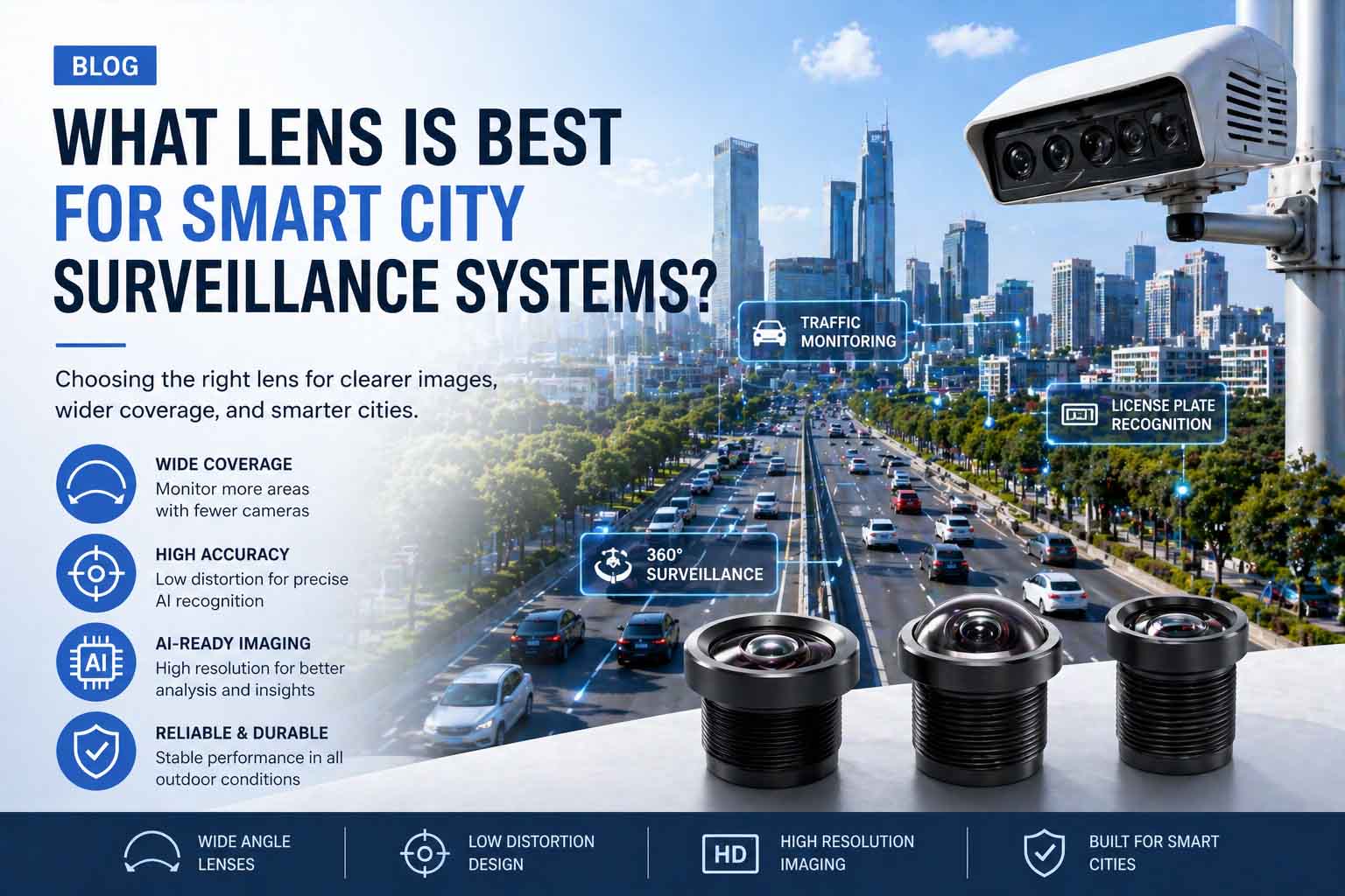 What Lens Is Best for Smart City Surveillance Systems?