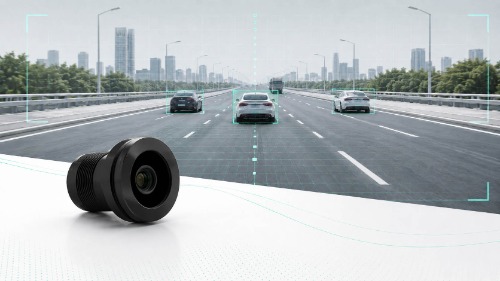 Low distortion automotive camera lens for ADAS systems